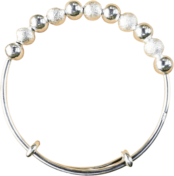Blakely Silver Bead Bracelet