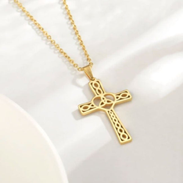 Decorative Cross Necklace