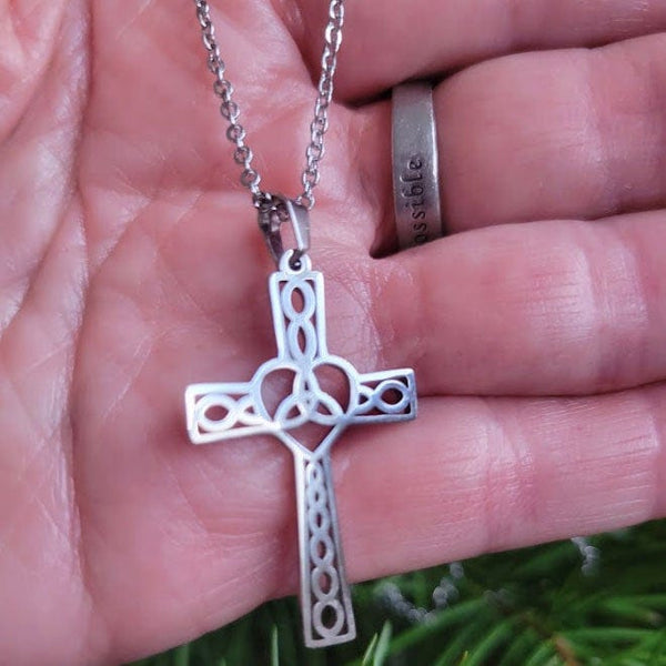 Decorative Cross Necklace