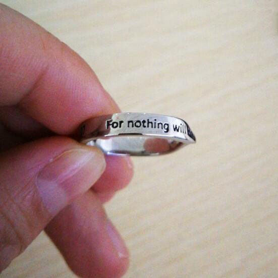 Nothing is Impossible Ring