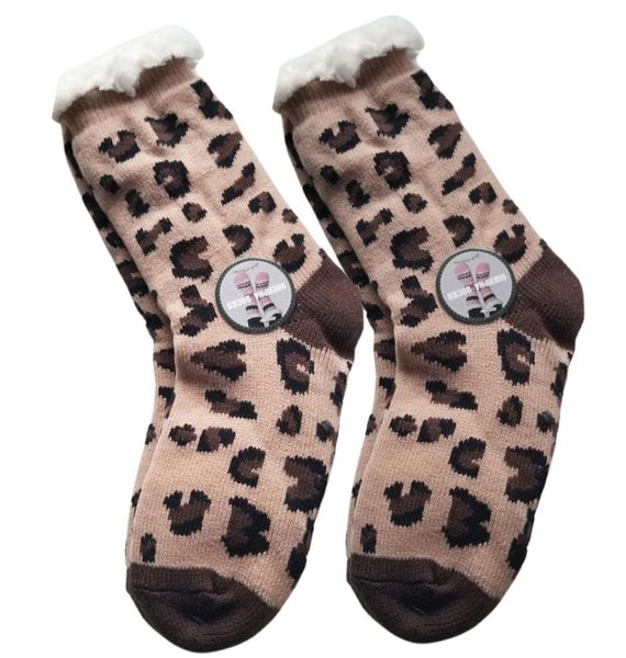Elodee Leopard Socks